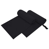 Asciugamani Sportivi 2 pcs Nero 200 x 100 cm 42011461