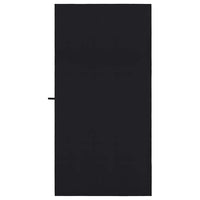 Asciugamani Sportivi 2 pcs Nero 200 x 100 cm 42011461