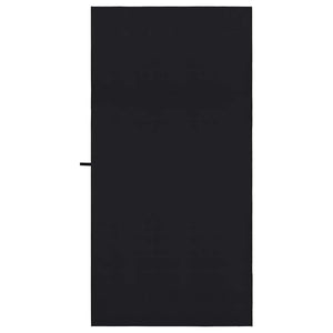Asciugamani Sportivi 2 pcs Nero 200 x 100 cm 42011461