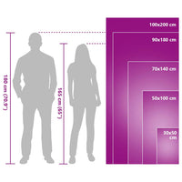 Asciugamani Sportivi 2 pcs Grigio 200 x 100 cm 42011471