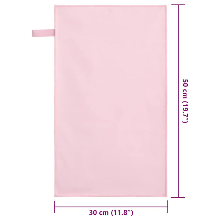 Asciugamani Sportivi 2 pcs Rosa 50 x 30 cm 42011487