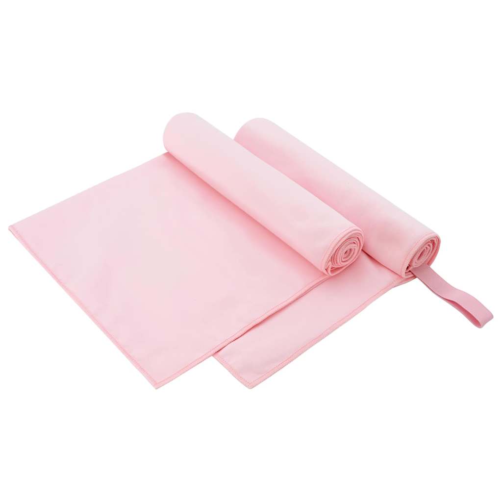 Asciugamani Sportivi 2 pcs Rosa 100 x 50 cm 42011488