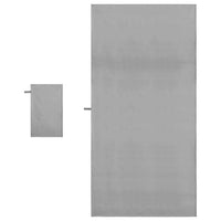 Set di Asciugamani Sportivi Altro Grigio scuro Tessuto 42011493