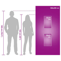 Set di Asciugamani Sportivi 3 pcs Rosa Poliestere e poliammide 42011505