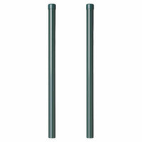 vidaXL Pali per Recinzione 2 pcs Verde 50 cm