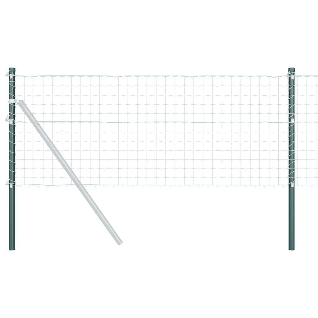 vidaXL Pali per Recinzione 2 pcs Verde 70 cm