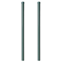 vidaXL Pali per Recinzione 2 pcs Verde 100 cm
