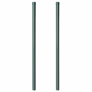 vidaXL Pali per Recinzione 2 pcs Verde 120 cm