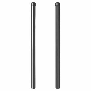 vidaXL Pali per Recinzione 2 pcs Grigio 80 cm