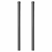 vidaXL Pali per Recinzione 2 pcs Grigio 90 cm