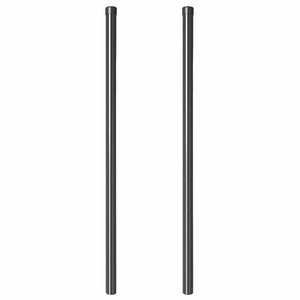 vidaXL Pali per Recinzione 2 pcs Grigio 110 cm