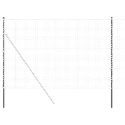 Palo della recinzione 12 pcs Grigio 42012772