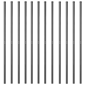 vidaXL Pali per Recinzione 12 pcs Grigio 210 cm