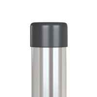 vidaXL Pali per Recinzione 12 pcs Argento 70 cm