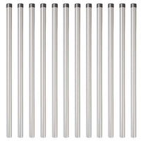 vidaXL Pali per Recinzione 12 pcs Argento 100 cm