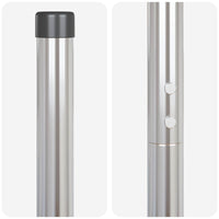 Palo della recinzione 12 pcs Argento 42012794