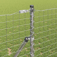 Palo della recinzione 12 pcs Argento 42012796