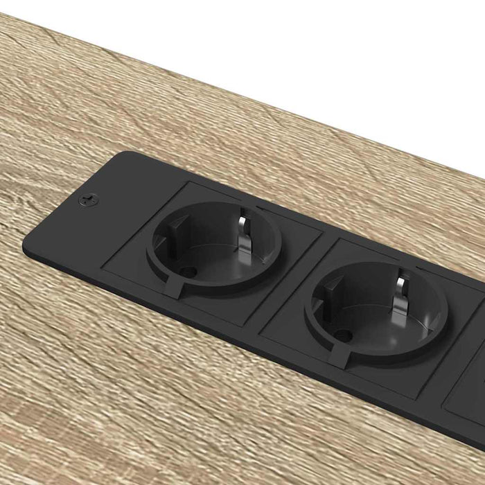 vidaXL Scrivania rovere sonoma 100 x 50 x 86.5 cm Legno multistrato