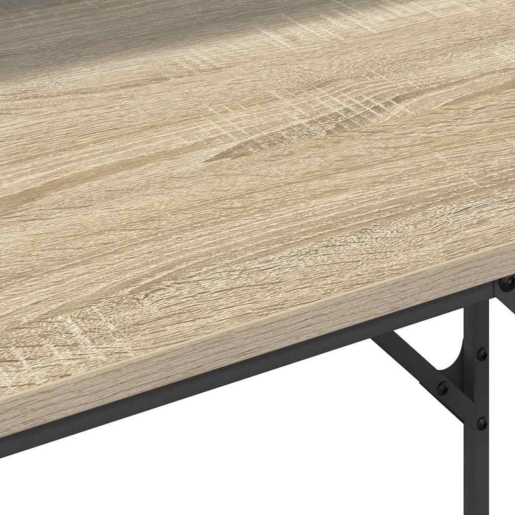 vidaXL Scrivania rovere sonoma 100 x 50 x 86.5 cm Legno multistrato