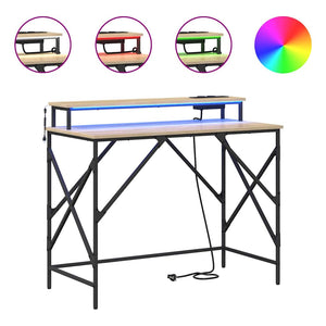 vidaXL Scrivania rovere sonoma 100 x 50 x 86.5 cm Legno multistrato