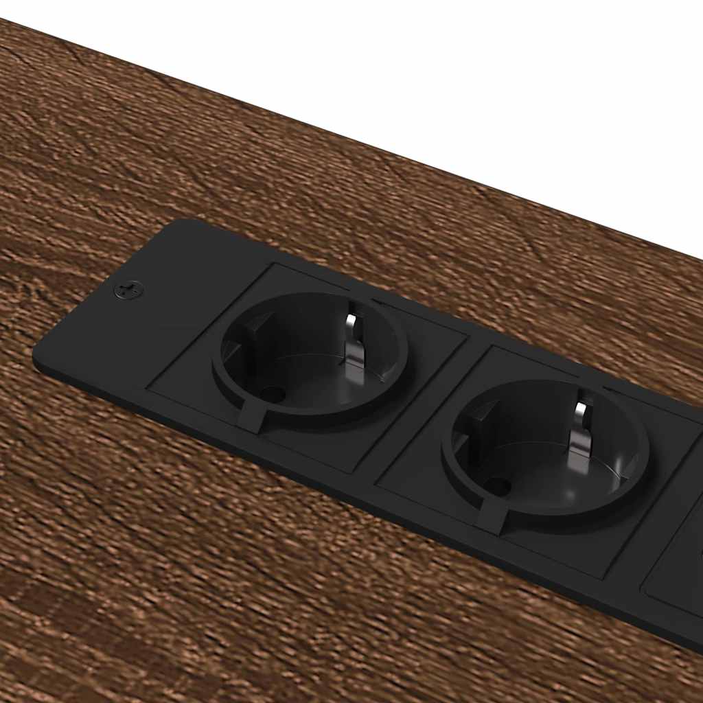 vidaXL Scrivania Rovere marrone 100 x 50 x 86.5 cm Legno multistrato