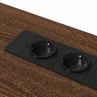 vidaXL Scrivania Rovere marrone 100 x 50 x 86.5 cm Legno multistrato