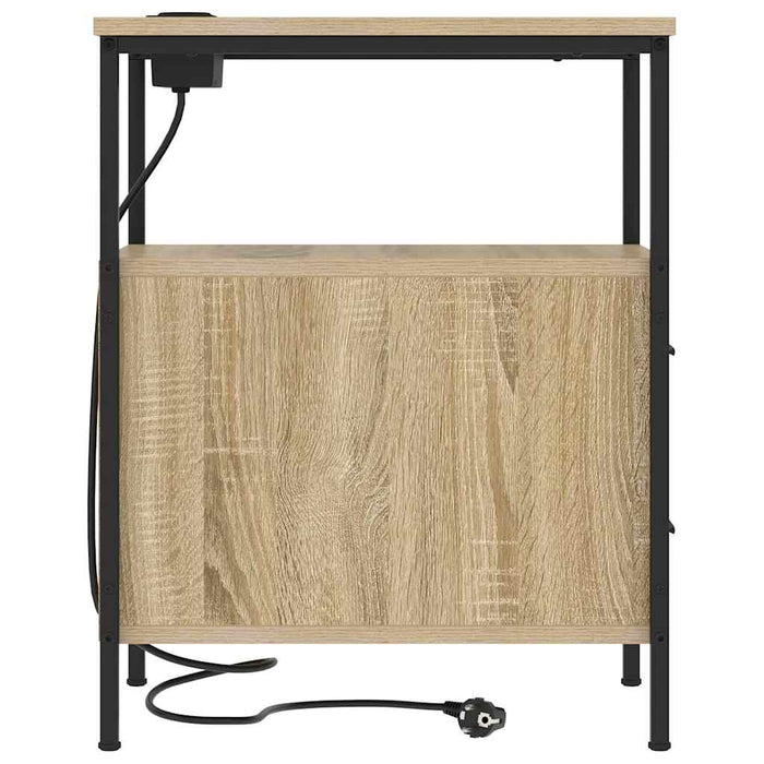 Armadio da Notte con cassetto rovere sonoma 30 x 48 x 61 cm 859412