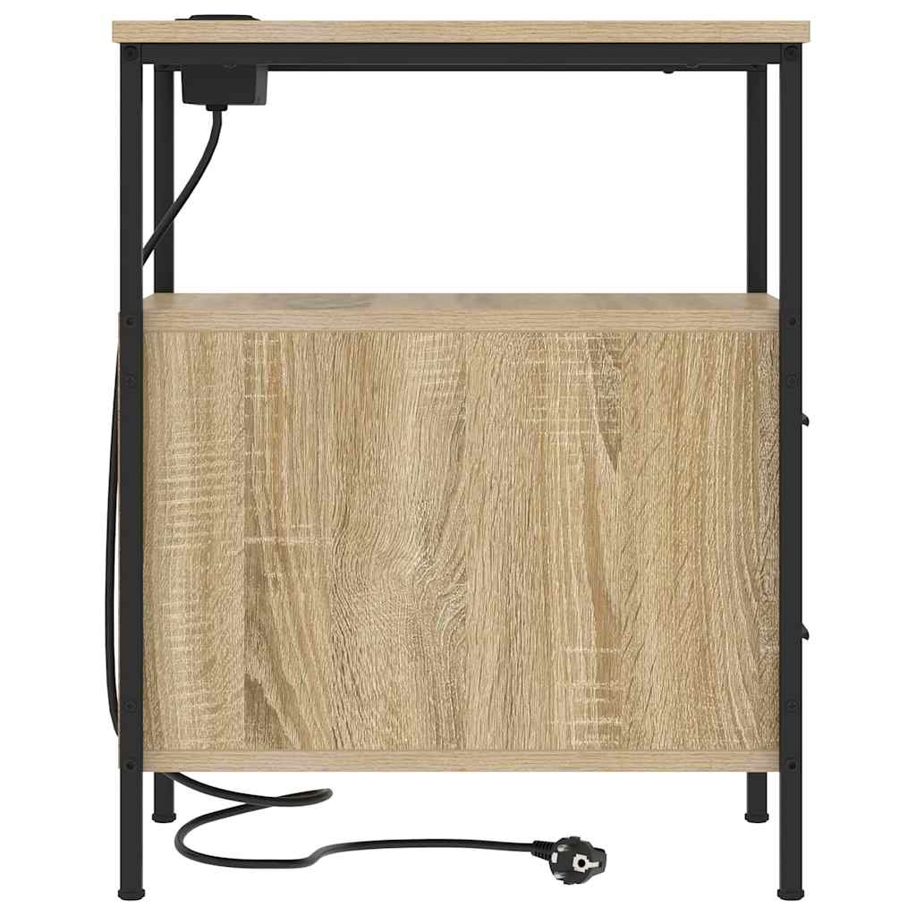vidaXL Armadio da Notte con cassetto rovere sonoma 30 x 48 x 61 cm