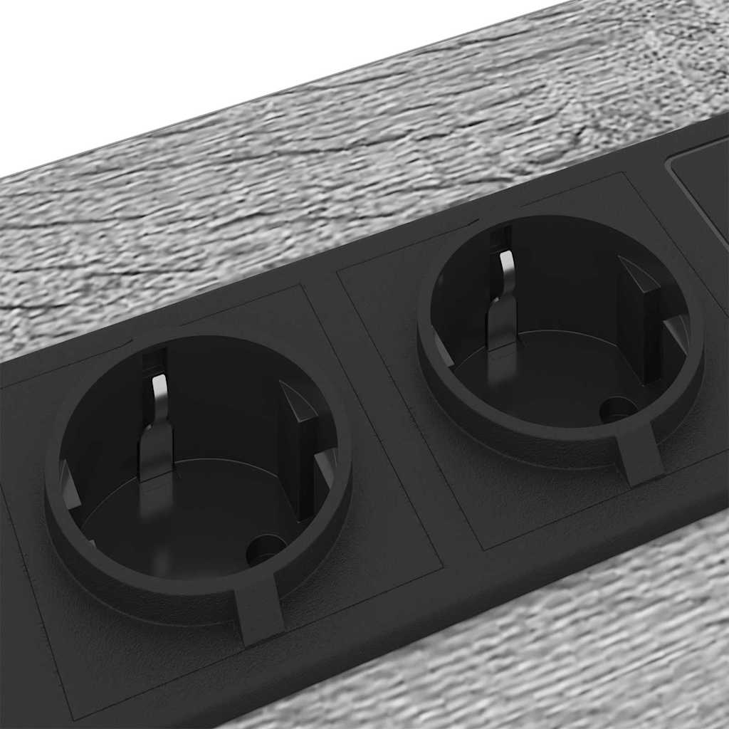 vidaXL Armadio da Notte con cassetto Grigio sonoma 30 x 48 x 61 cm