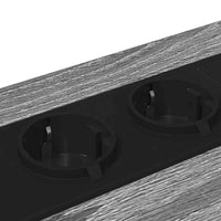 Comò con stazione di ricarica con cassetto 2 pcs Grigio sonoma 859437