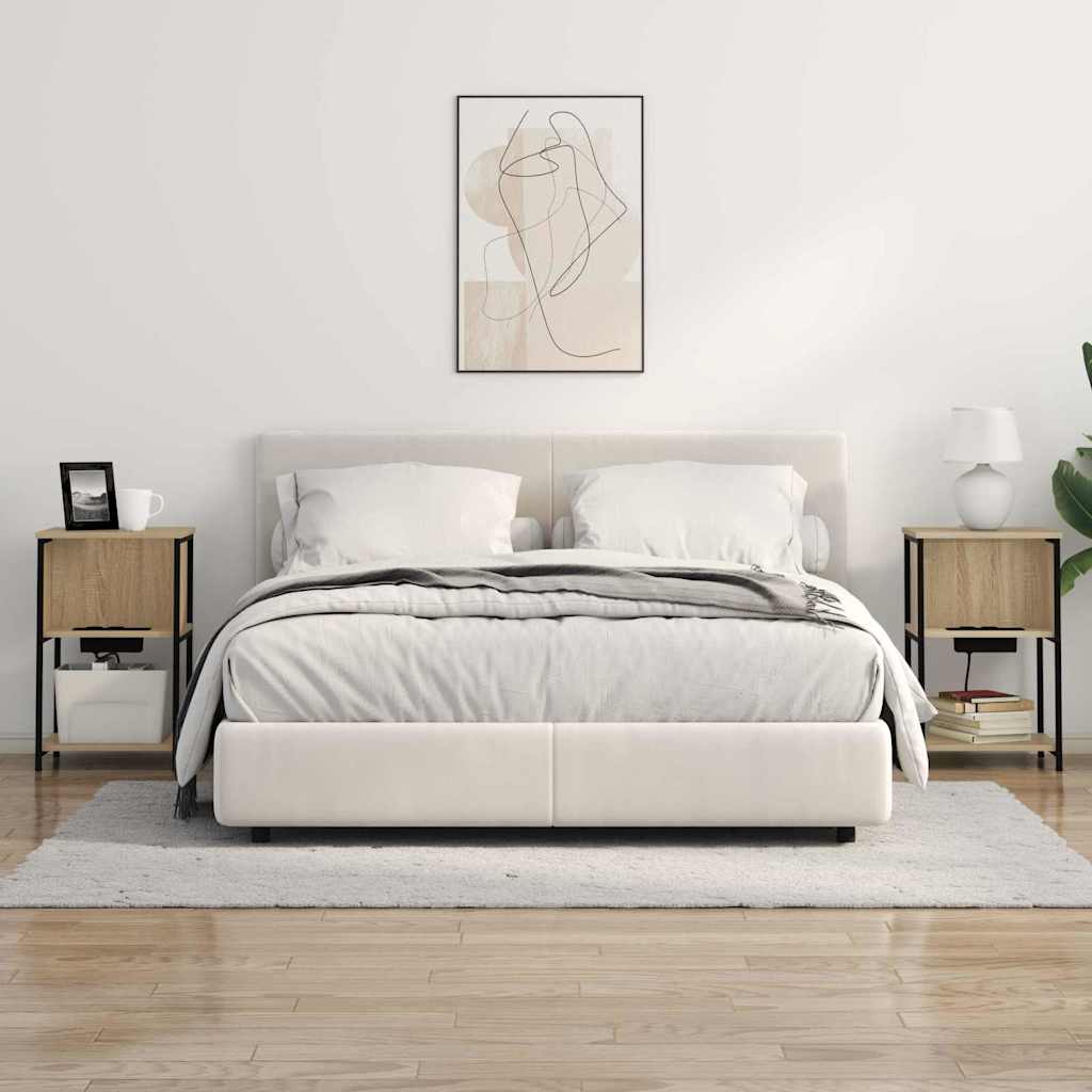 vidaXL Armadio da Notte rovere sonoma 38 x 31 x 61 cm