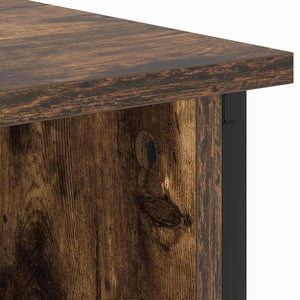 Armadio da Notte Rovere fumo 38 x 31 x 61 cm Legno multistrato 859454