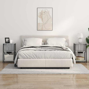 vidaXL Armadio da Notte Grigio sonoma 38 x 31 x 61 cm