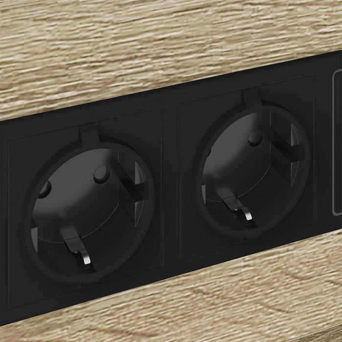 vidaXL Armadio da Notte con cassetto rovere sonoma 40 x 31 x 60 cm