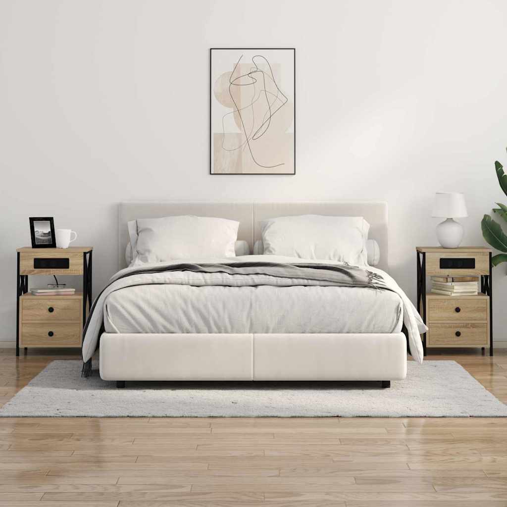 vidaXL Armadio da Notte con cassetto rovere sonoma 40 x 31 x 60 cm