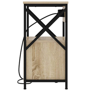 vidaXL Armadio da Notte con cassetto rovere sonoma 40 x 31 x 60 cm