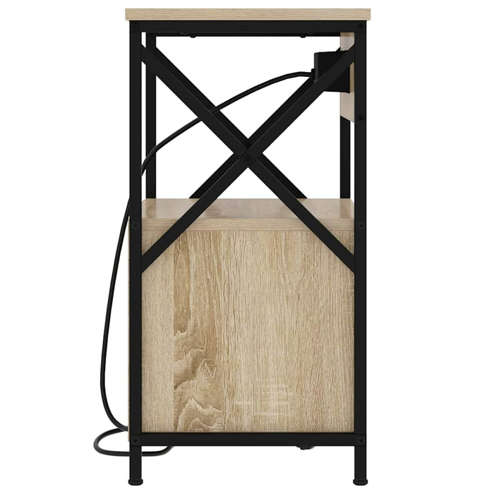 vidaXL Armadio da Notte con cassetto rovere sonoma 40 x 31 x 60 cm