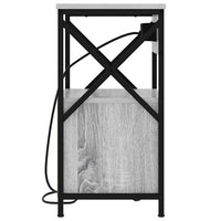 vidaXL Armadio da Notte 2 pcs Grigio sonoma 40 x 31 x 60 cm