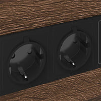 vidaXL Armadio da Notte con cassetto Rovere marrone 40 x 31 x 60 cm