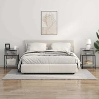 vidaXL Mobiletti da Notte 2 pcs Grigio sonoma 40 x 40 x 61 cm