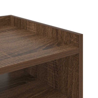 vidaXL Mobiletti da Notte 2 pcs Rovere marrone 40 x 40 x 61 cm