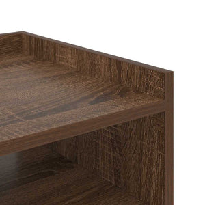 vidaXL Mobiletti da Notte 2 pcs Rovere marrone 40 x 40 x 61 cm