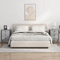 vidaXL Armadio da Notte con cassetto Grigio sonoma 42 x 41 x 61 cm