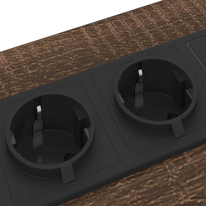 vidaXL Armadio da Notte con cassetto Rovere marrone 42 x 41 x 61 cm