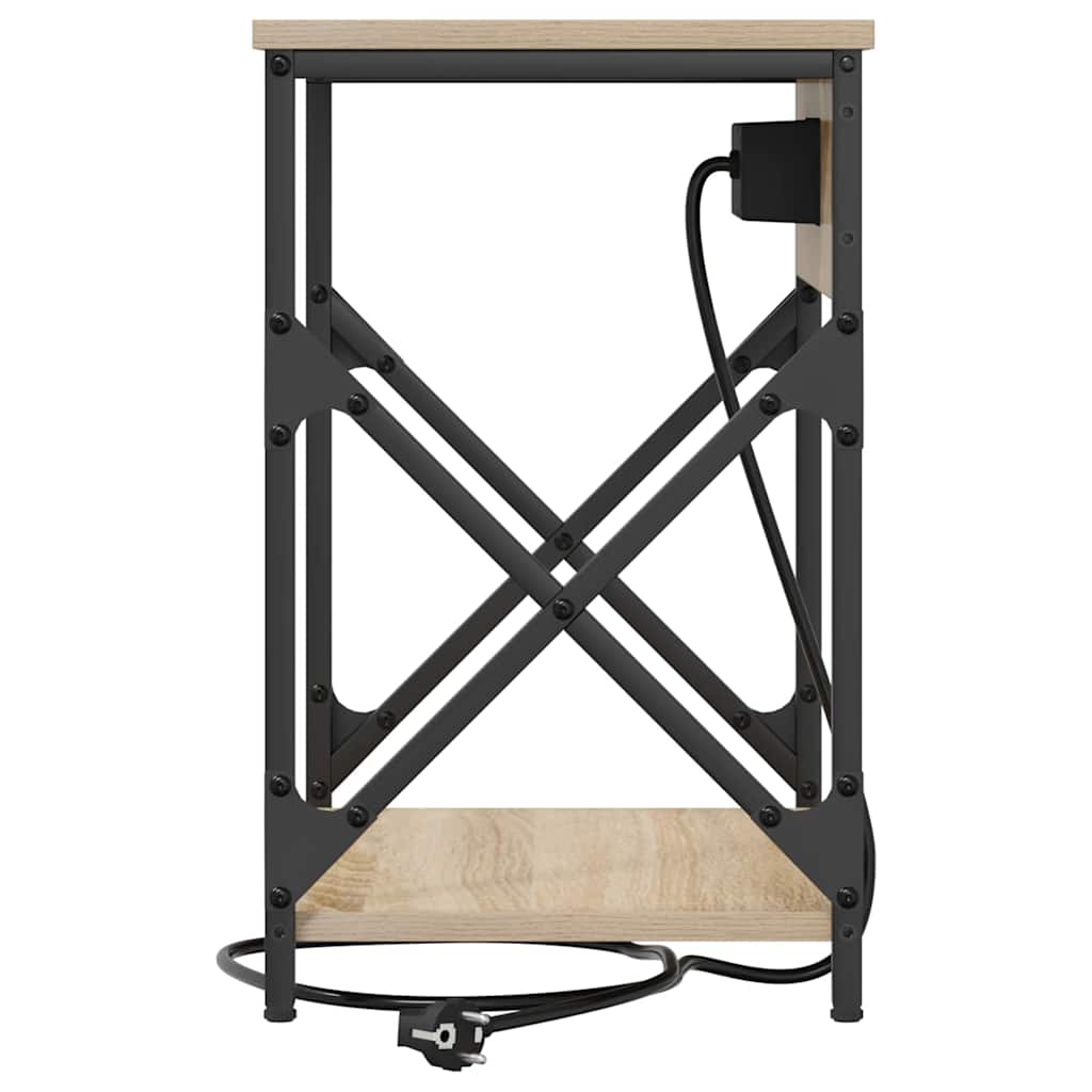 vidaXL Armadio da Notte con cassetto rovere sonoma 41 x 31 x 51 cm