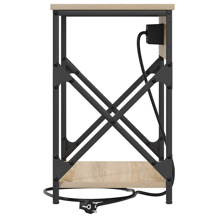 vidaXL Armadio da Notte con cassetto rovere sonoma 41 x 31 x 51 cm