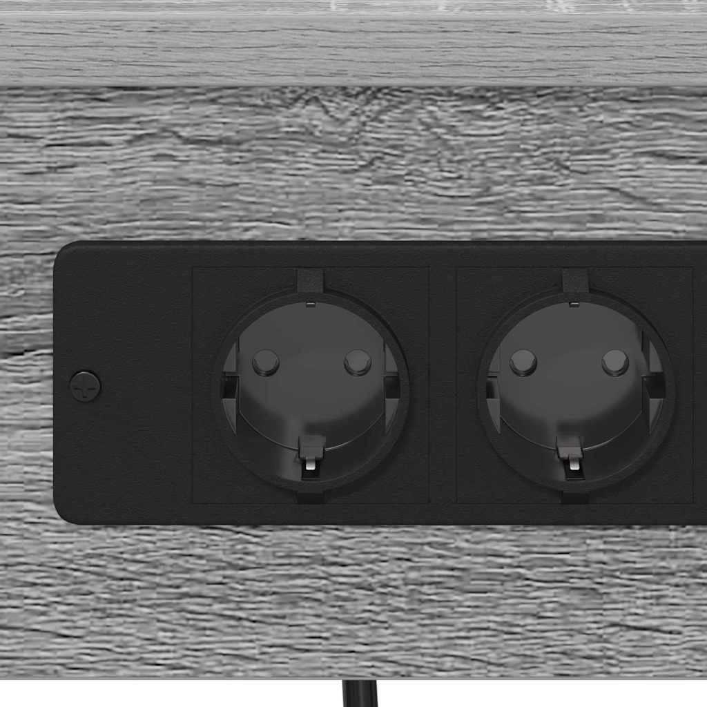 vidaXL Armadio da Notte con cassetto Grigio sonoma 41 x 31 x 51 cm