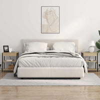 vidaXL Mobiletti da Notte 2 pcs rovere sonoma 41 x 31 x 51 cm