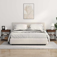 vidaXL Mobiletti da Notte 2 pcs Rovere marrone 41 x 31 x 51 cm