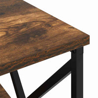 Armadio da Notte con cassetto Rovere fumo 41.5 x 40.5 x 55 cm 859554